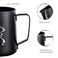 Non-Stick Stainless Steel Milk Frothing Pitcher by WollToll